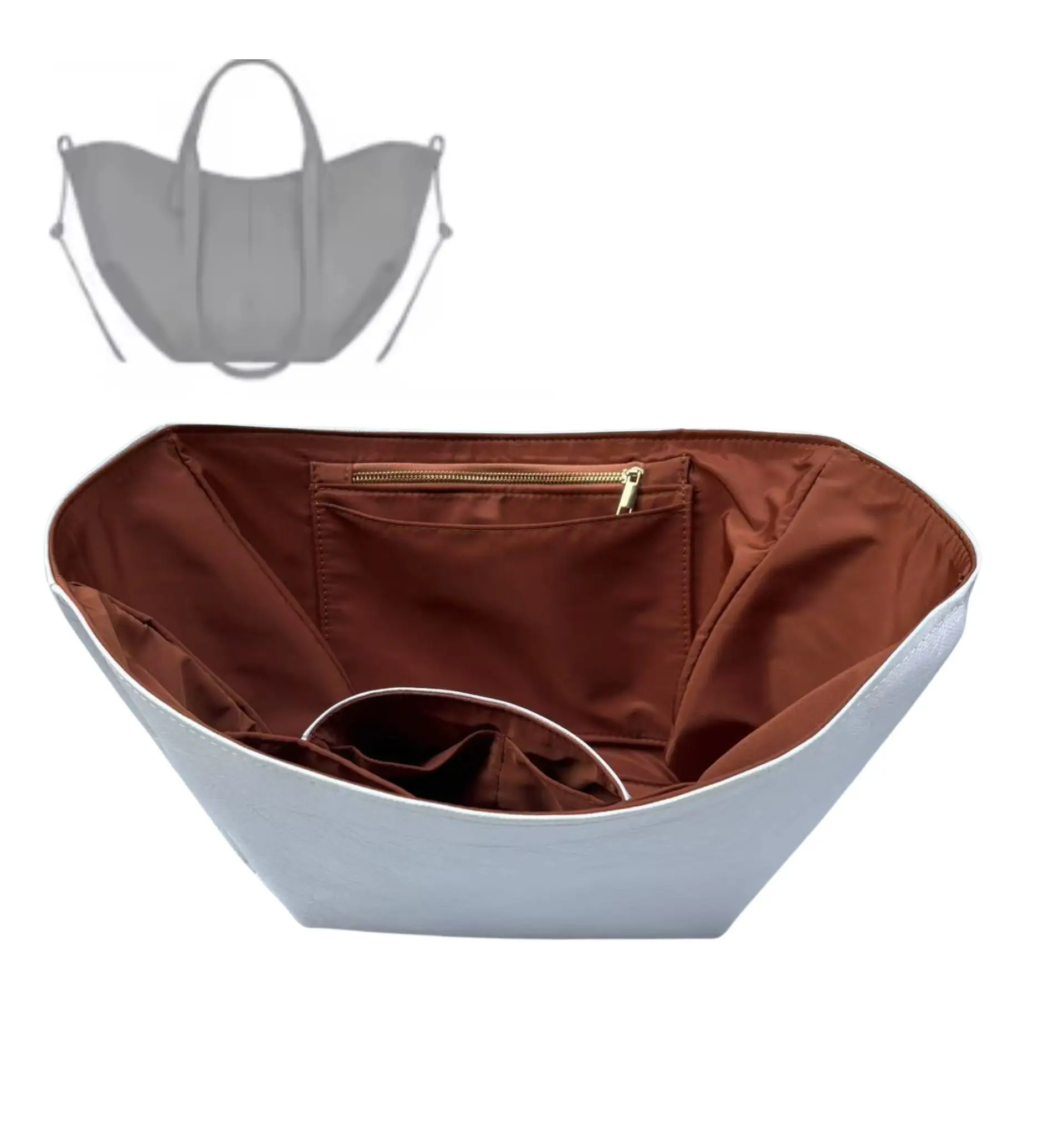 

For Cyme Mini Purse Organizer bag Made of Waterproof Dupontpaper Surface and Nylon Lining Cyme Mini Purse Insert