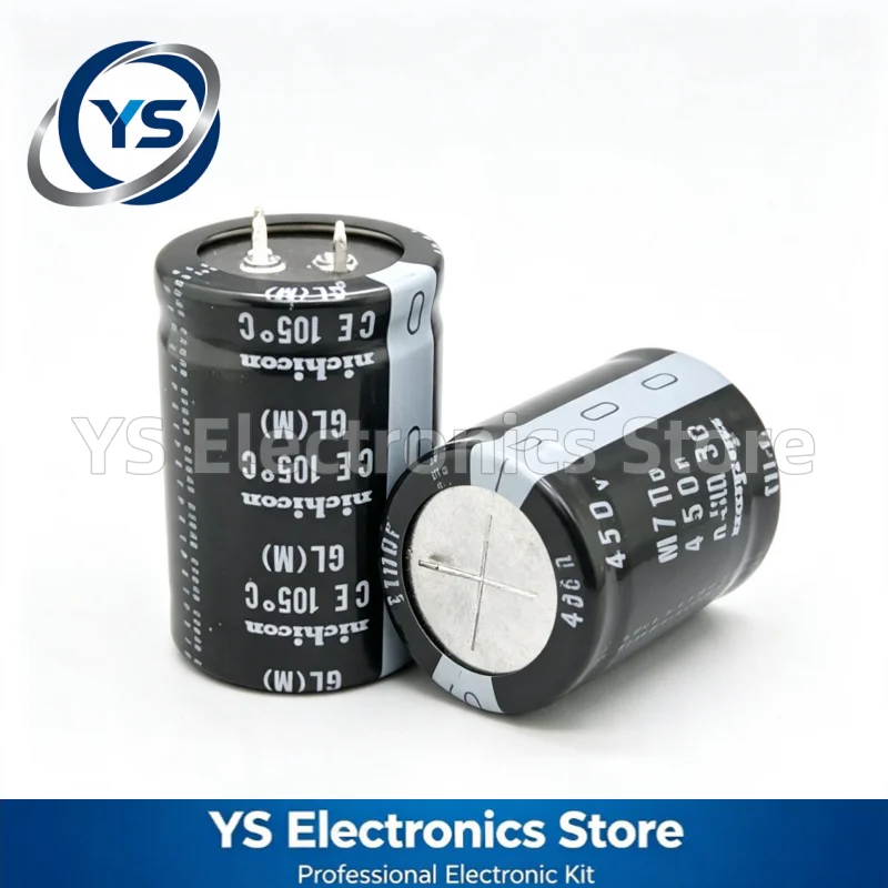 Nichicon GL Series 450V470uF 30x45mm LGL2W471MELB45 470UF450V 450V 470UF Aluminum Electrolytic Capacitor 20% New and Original