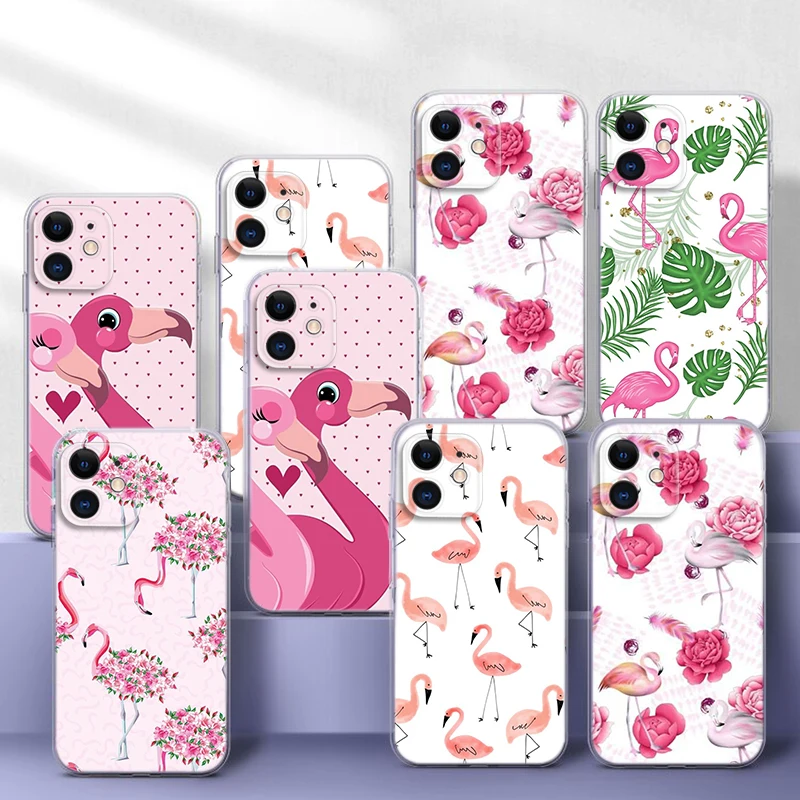 8Q Animal flamingo Soft Case for Motorola Moto G4 Plus G41 G5 Plus G50 G51 G5S G6 Play G60 G7 Power G71 G5 G9