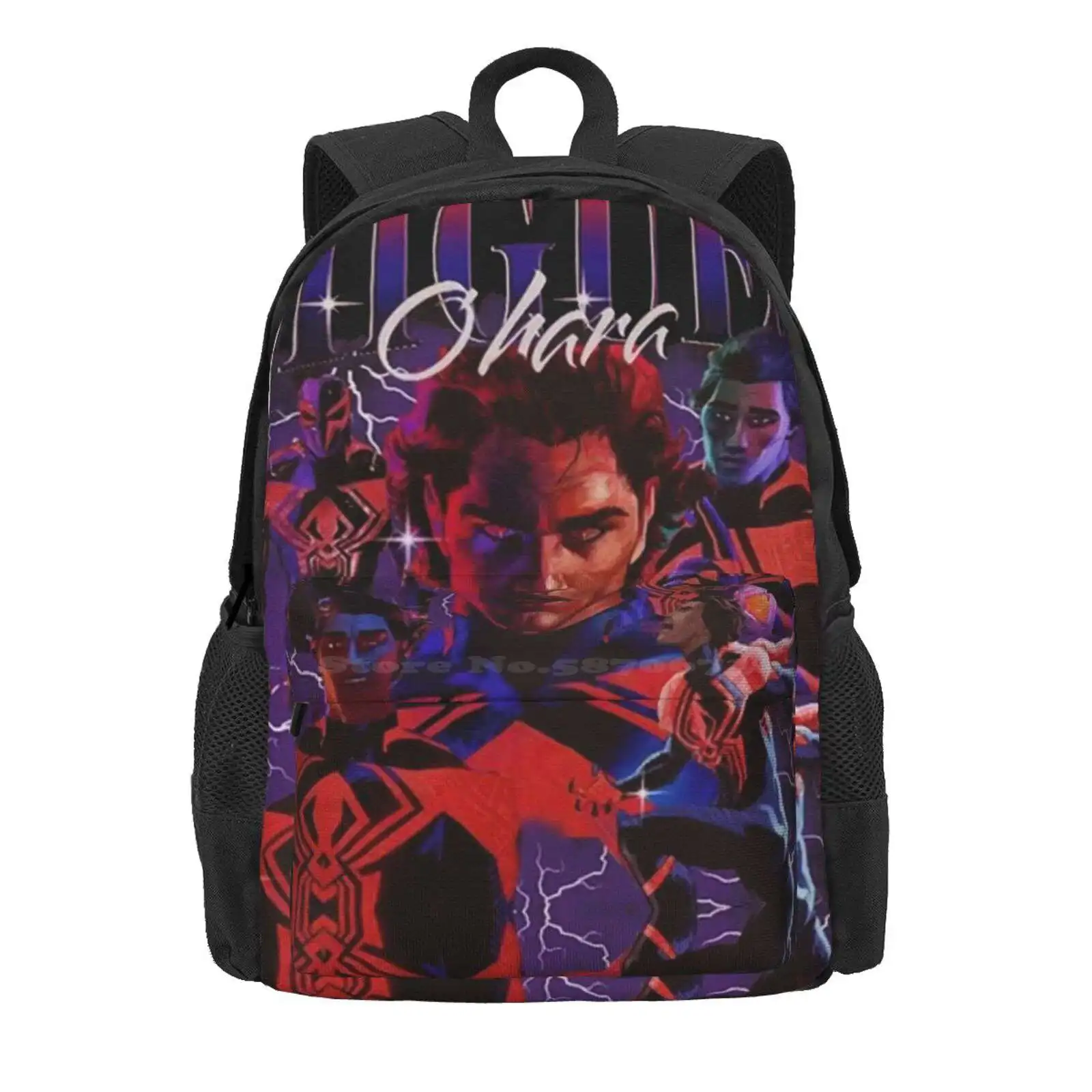 Miguel O'Hara 2099 Classic Hot Sale Schoolbag Backpack Fashion Bags Amazing Spider Men Miles Morales Spidermen 2099 Miguel O