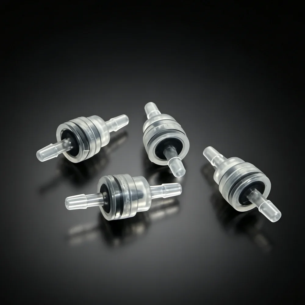 10PCS 3.2mm Plastic Barbed Duckbill Check Valve Non Return Water Air Hose Connector for Plumbing And Pneumatic Systems