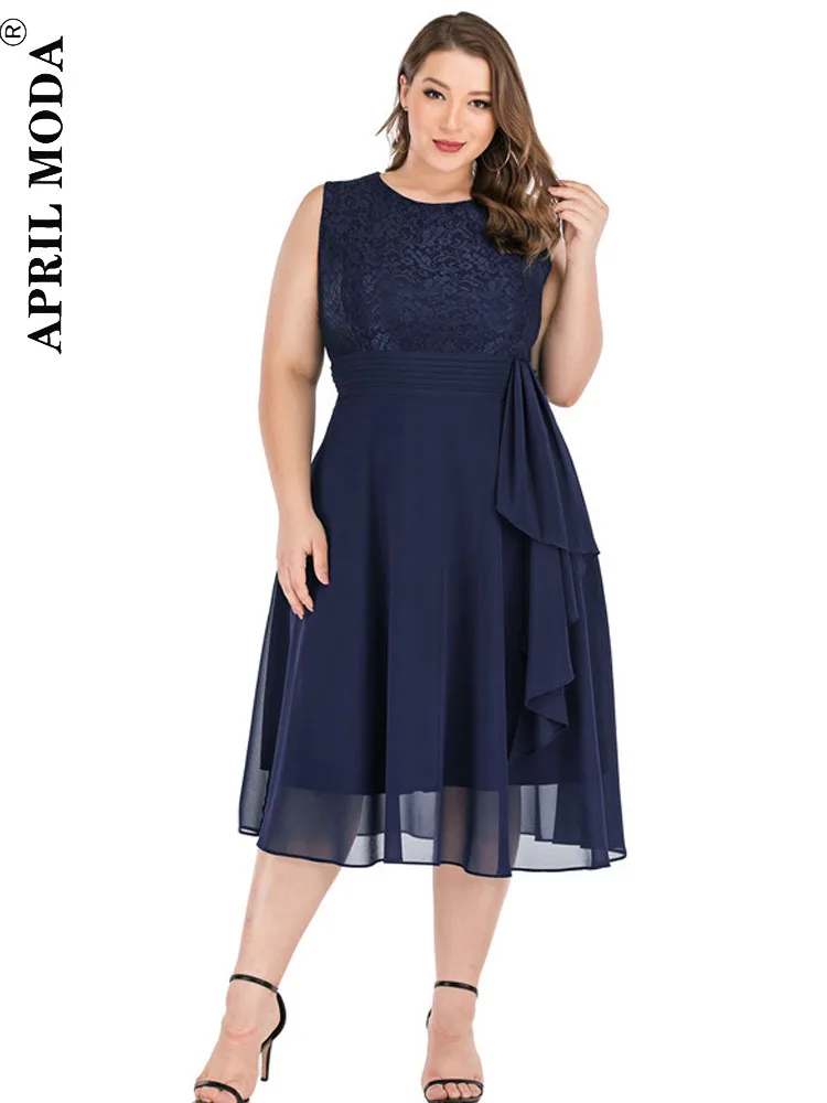 Vestido Vintage de gasa para mujer, de estilo francés traje de fiesta, elegante e informal, ajustado, sólido, para otoño, 2024, 4XL, 3XL