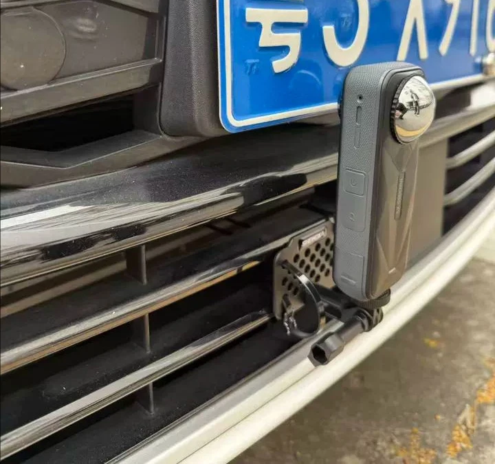 action camera car grille close to the ground mounts X2\X3\X4 aluminum alloy Road view low angle brackets Action6/5/360 ace pro