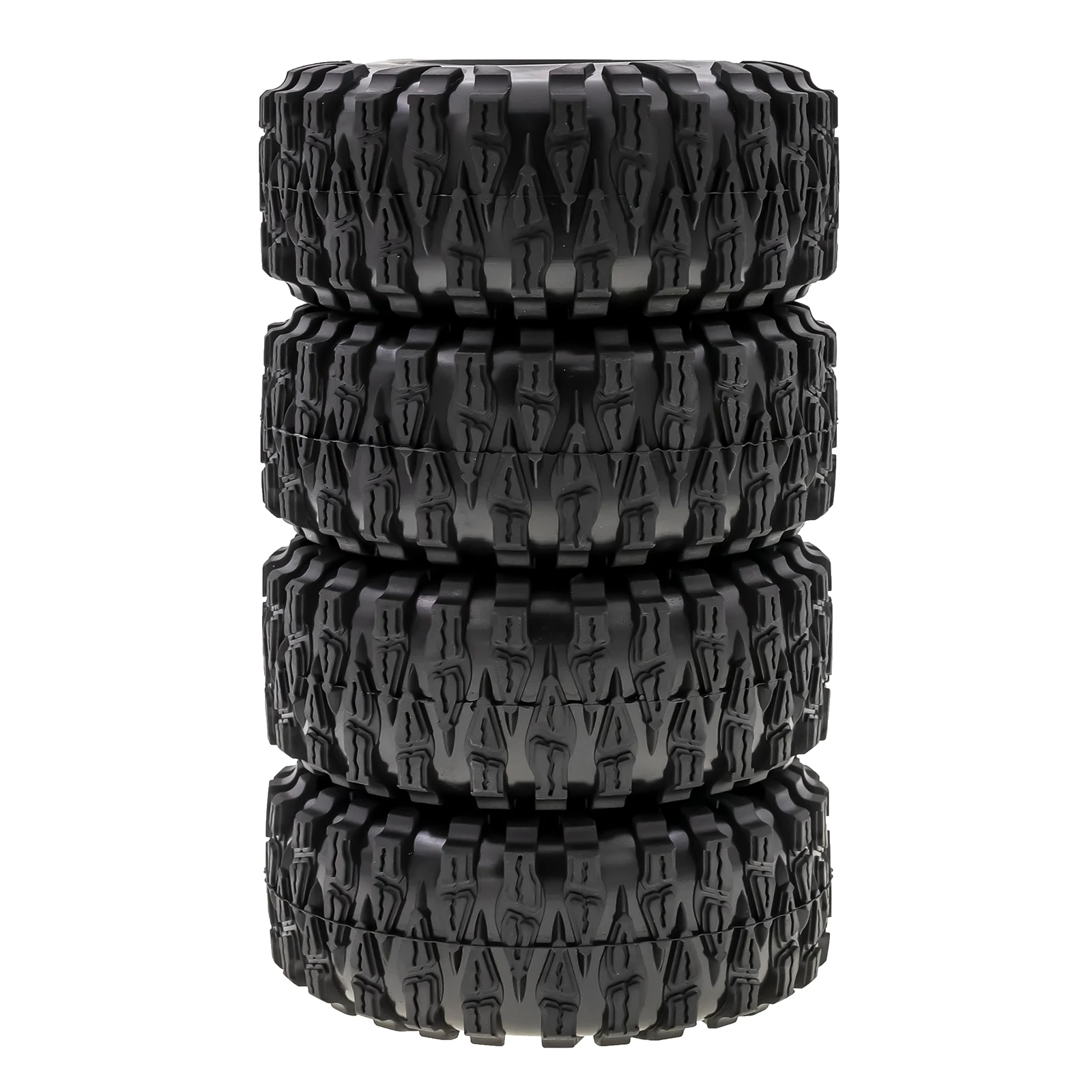 INJORA Lot 4 Pneus 2,2″ Pour RC Crawler 1/10 – 130×46 Mm, Mousse, Traction Exceptionnelle