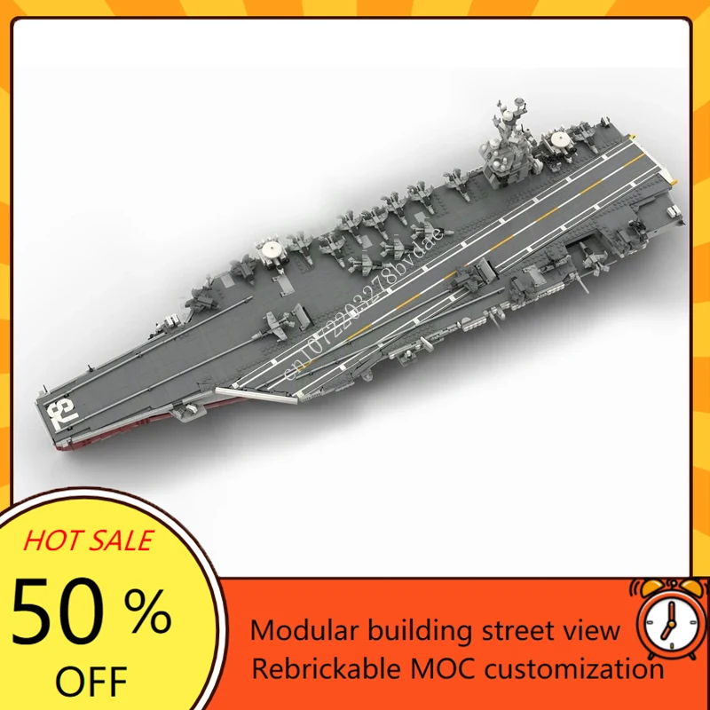 5948PCS New 1:300 Navy Air Carrier CVN-78 Gerald R. Ford Model World Military Building Blocks Toys for Kids Bricks Gifts Boys