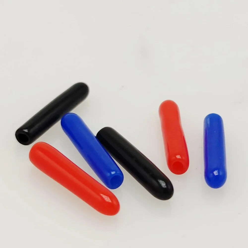PVC Weiche Schutzhülle 1,5mm Innendurchmesser Isolierung Kappe Schraube Stahl Rohr Staub Abdeckung Antenne End Kappe 100 Teile/los – Detail 3