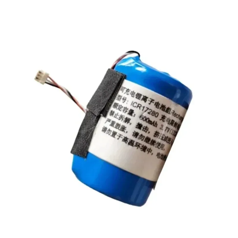 ICR17280 3-wire Plug 3.7V 600mAh لبعض أجهزة إرسال الجيتار اللاسلكية BOSS WL-T WL-20L البطارية