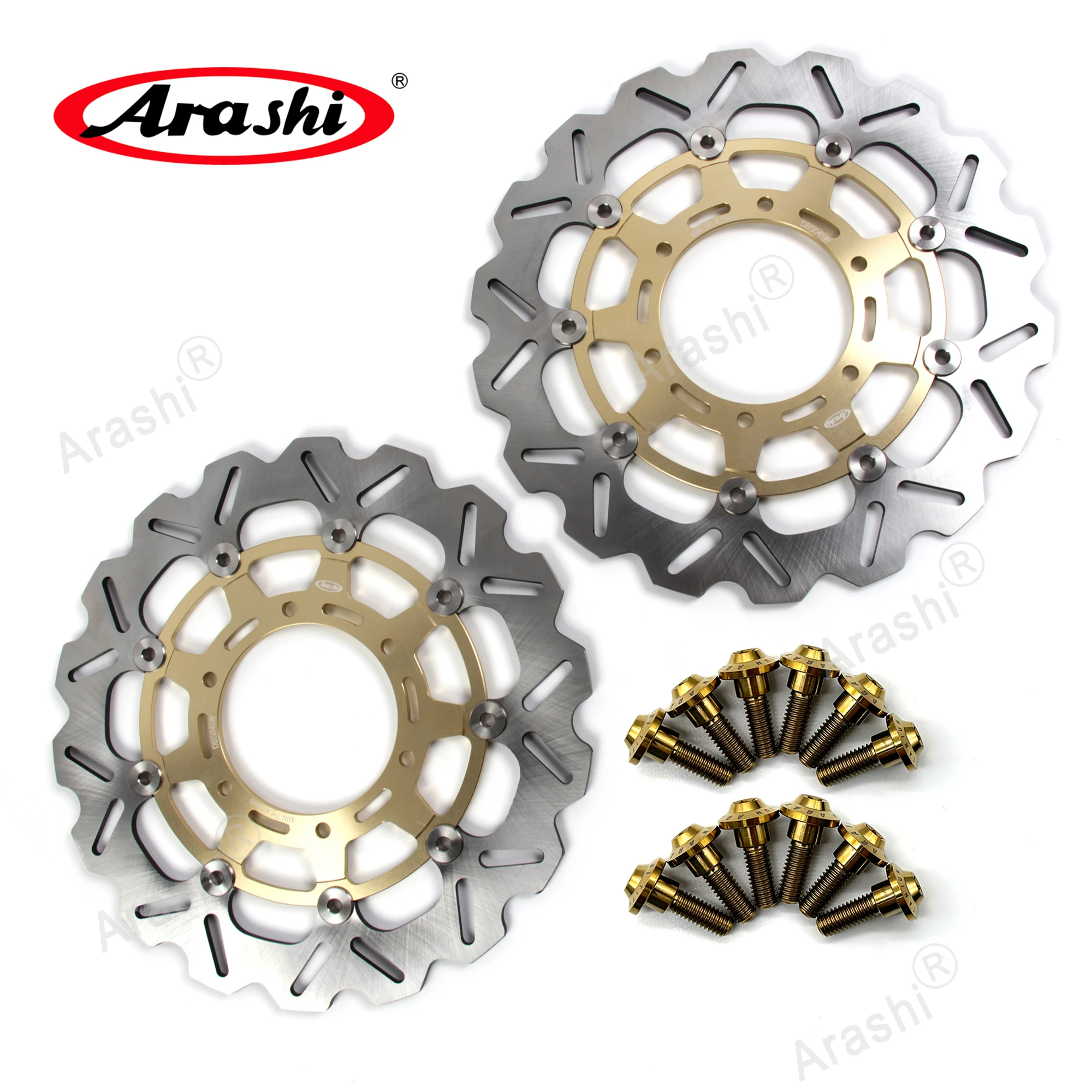 For SUZUKI GSXR1000 2016 2015 2014 2013 2012 2011 2010 2009 GSXR600 08-17 Arashi 310mm Front Rotor Disk Brake Disc+Mounting Bolt