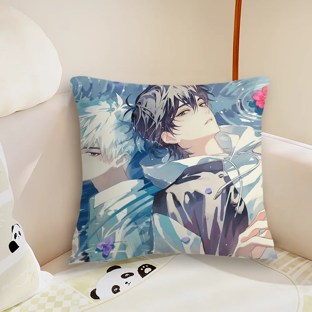 Anime L-Link C-Click Pillow Case Living Room Sofa Cushion Cover Suitable For Home Bedroom Room Decoration