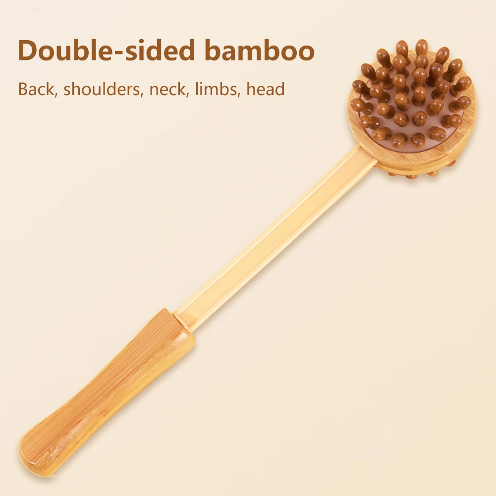 Double Sided Massage Hammer Back Neck Massager Anti Slip Massage Stick for Body Massager Foot Massage Tool Hammer Health Care