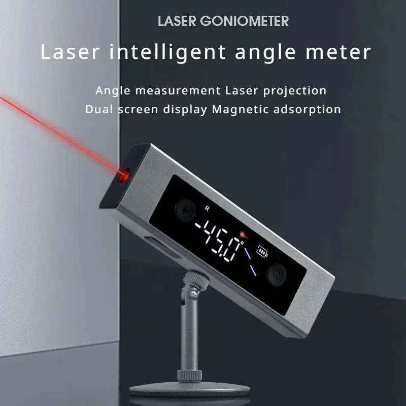 2-in-1-レーザーレベルデジタル傾斜計角度測定用分度器角度定規タイプ-c-充電式ツール