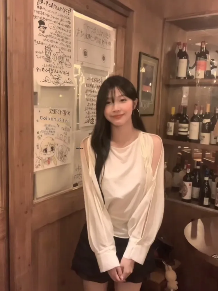 

Женский ажурный длинный све irt, летний уникальный дизайн, нежный утягивающий топ с ремешком, дизайн для поездок на работу, свободный крой