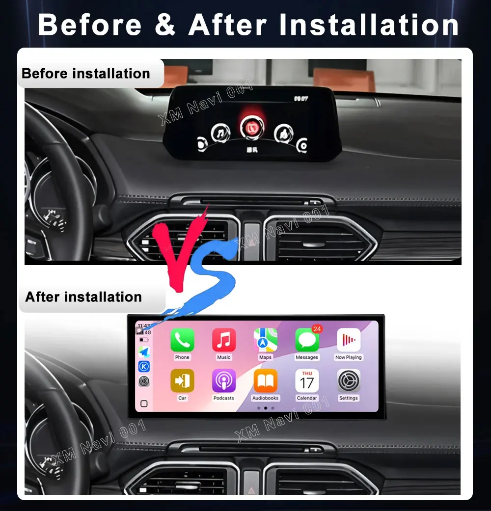 أندرويد OS راديو السيارة لمازدا CX-5 CX-8 2016 - 2022 الوسائط المتعددة مشغل فيديو الملاحة GPS CarPlay Auto Toos 4G WIFI DSP #2