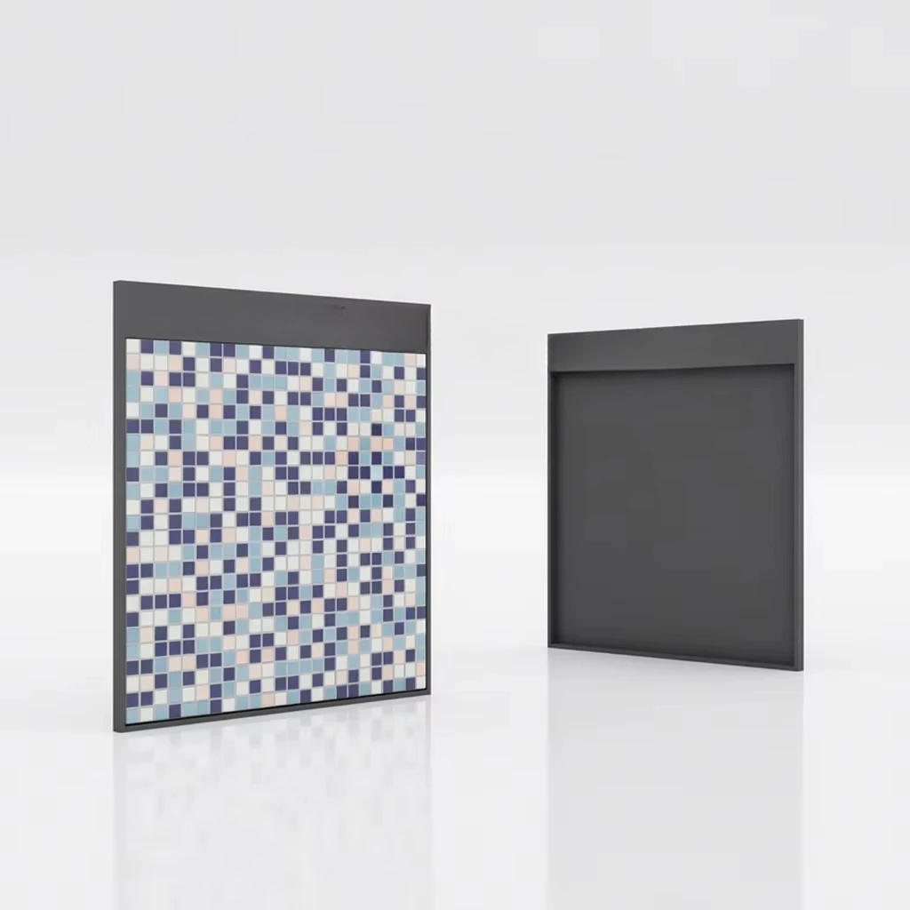 

&c Boya Eco-Friendly for Water Resistant Customize Logo Size Ceramic Tile Mdf Mosaic Sample Display Board with Handle