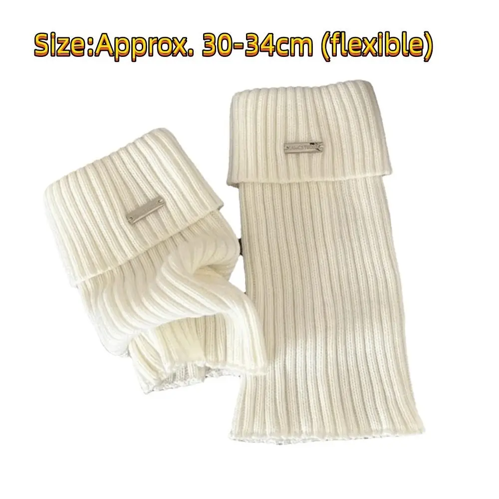 Kaos Kaki Panjang Vintage Y2K Lolita Penutup Kaki Katun Wol Rajutan Kaos Kaki Wanita