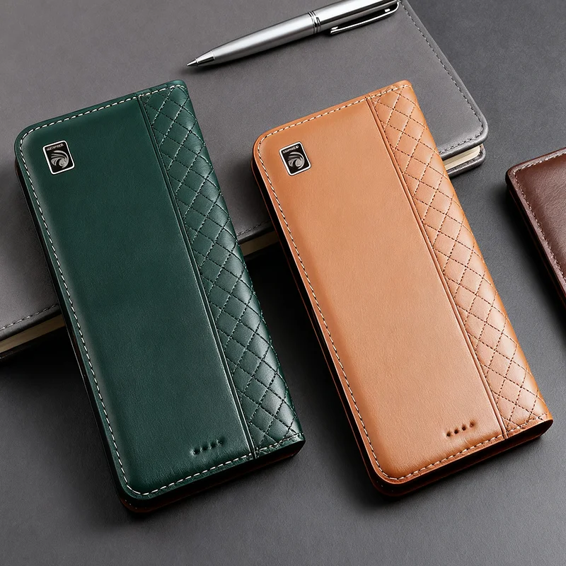 Nappa Echt Lederen Case Voor Samsung Galaxy A55 A35 A25 A15 A05 A05S A06 A16 A26 A36 A56 5G portemonnee Cover Flip Telefoon Gevallen