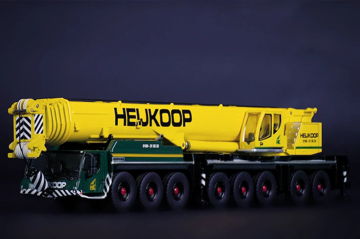 

Collectible Alloy Model Gift IMC 1:87 Scale HEIJKOOP LTM 1450-8.1 Mobile Crane Engineering Machinery Diecast Toy Model 32-0150