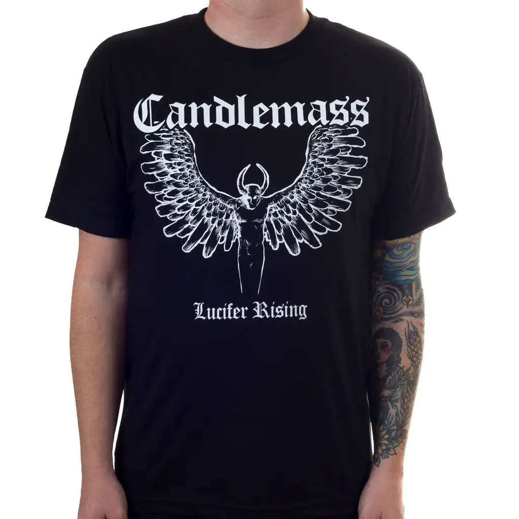 New Candlemass Graphic Cotton T-shirt Unisex Summer Short Sleeve Fashion Brand Tee Luxury Casual Vintage Retro Top