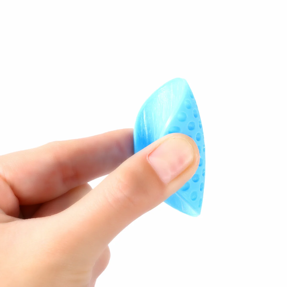 قطعتان من واقي الحائط بمقبض الباب، وسادة مضادة للصدمات ذاتية اللصق لحافة باب الخزانة للحد من الضوضاء باللون الأزرق #1