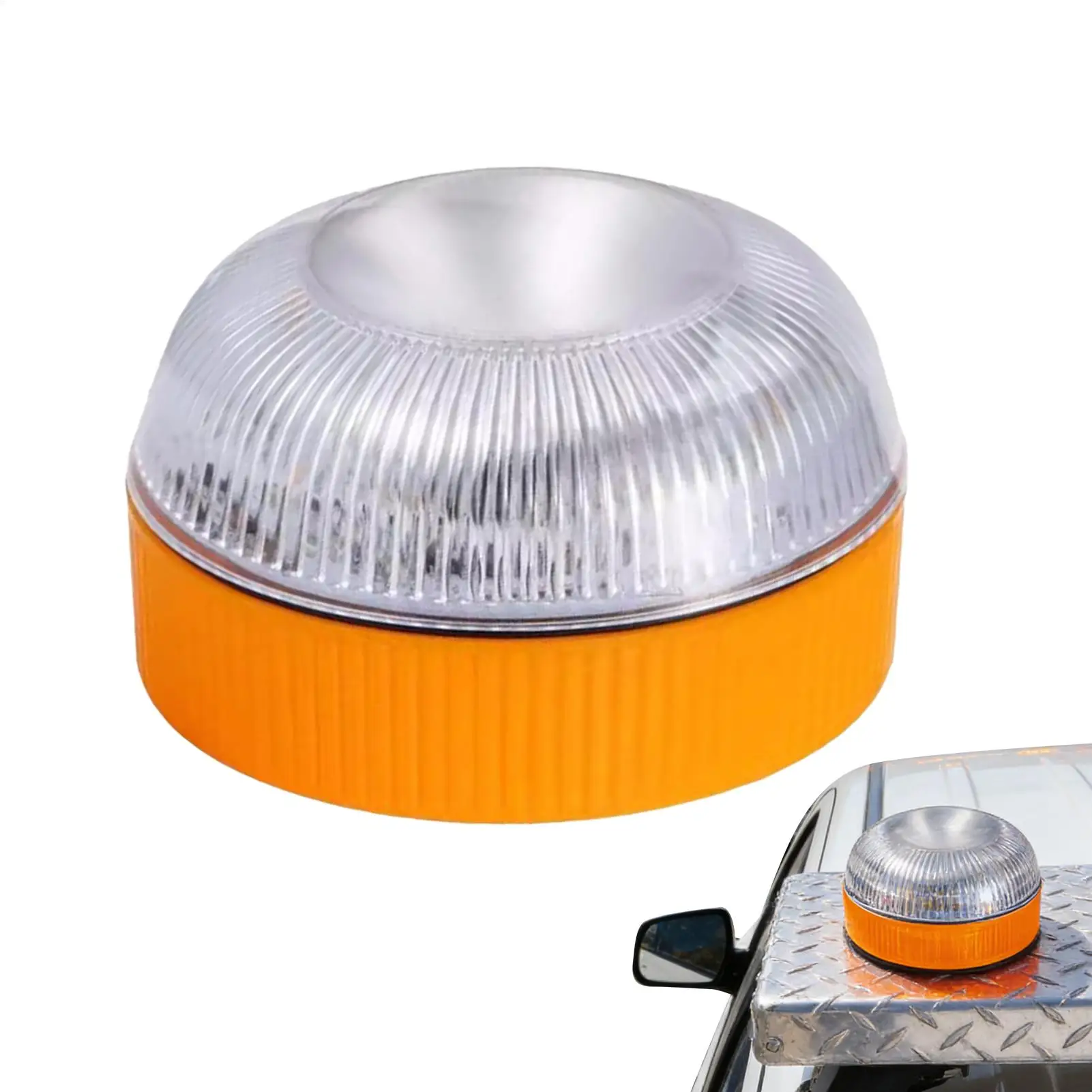

Warning LED Light Ultra-Bright 4 Modes Safety LED Lighting With Magnetic Base Flashing Warning Lights For Motorbike For Truck