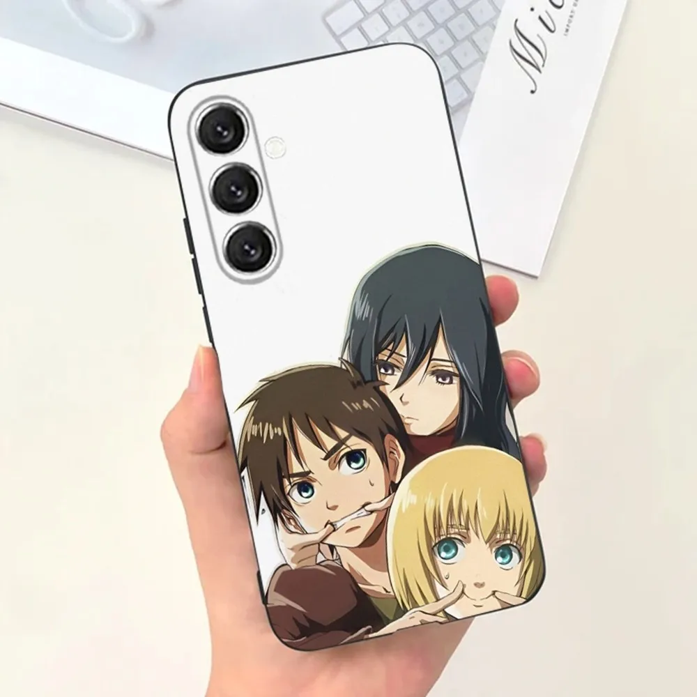 Anime Armin Arlert Telefoon Hoesje Voor Samsung S21,S22 Ultra,S20,S30 Plus, S22 Plus, S23,S30 Ultra 5G Siliconen Hoes