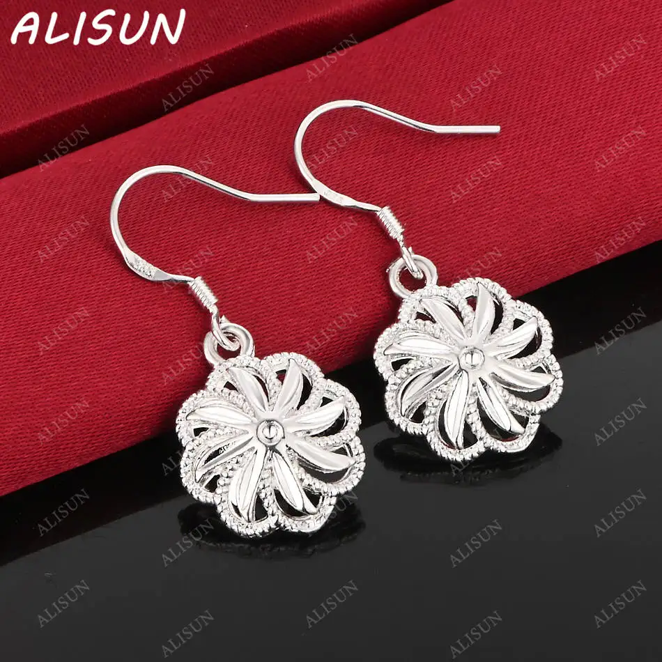 

ALISUN 925 Sterling Silver Windmill Earrings Drop Earrings Creativity Gifts Street All-match Party And Daily Wear
