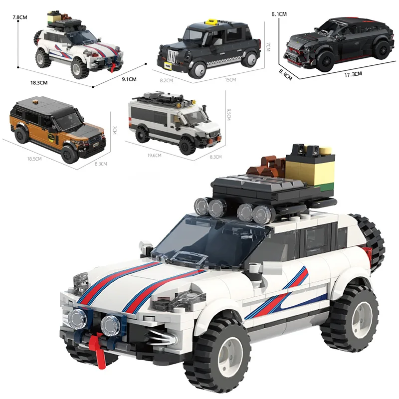 

Внедорожник MOC, строительные блоки, сборка гоночных автомобилей, коллекция дисплеев для мальчиков, развивающие игрушки «сделай сам», модель кирпича, праздничные подарки