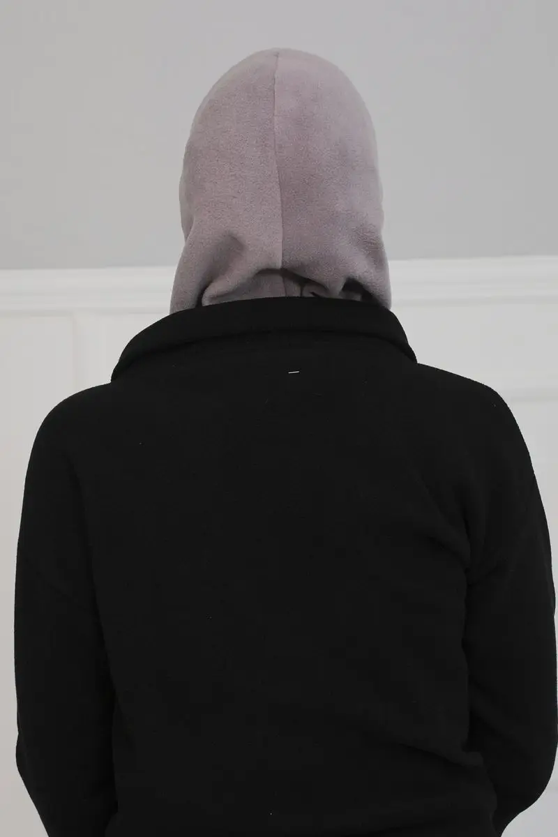 Zamaskowany polar szary