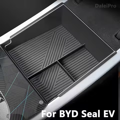 For BYD Seal EV 2023 2024 Armrest Storage Box Car Center Console Organizer Tray Glasses Storage Box Phone Holder Car Accessories