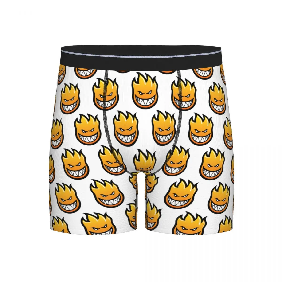 

Long Boxer Underpants Shorts Spitfire Skate Panties Men's Breathable Underwear for Homme Man Boyfriend Gift