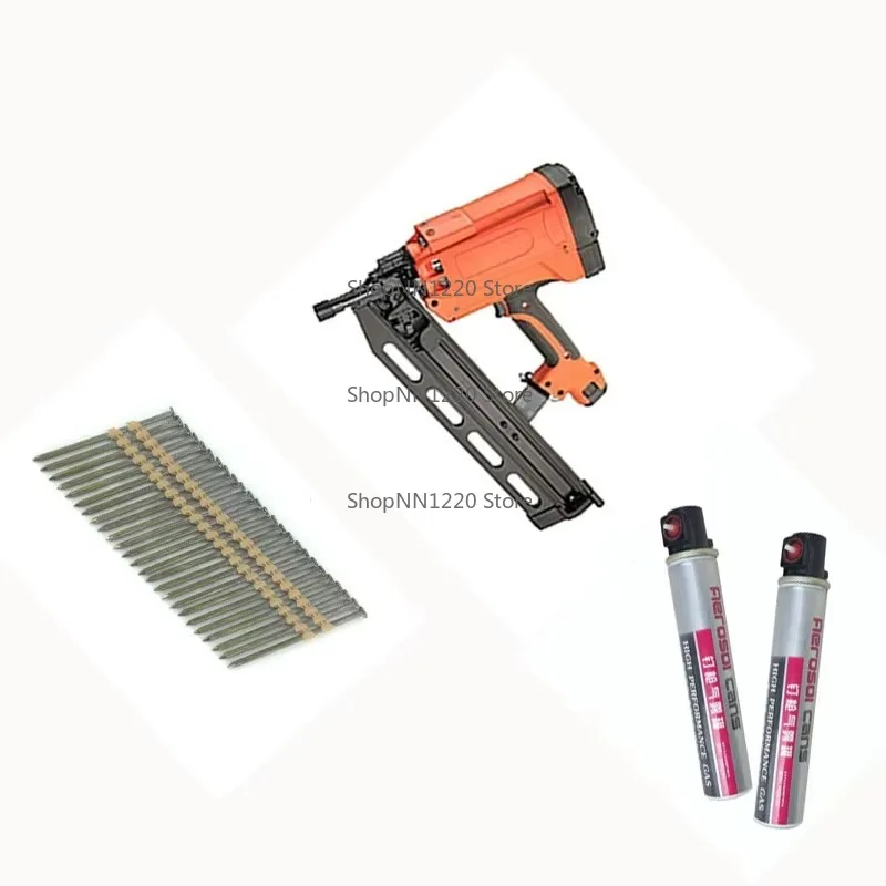 Industrial Grade Cordless Timber Nailer with Fuel Cell Pneumatic Power Source for Framing - Nail Gun