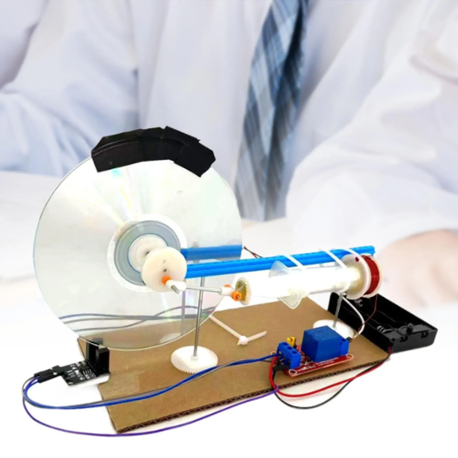 

DIY Children's Fun Science Experiment Toy Electromagnetic Engine Toy for Teaching Material Boys and Girls School Lab Teens