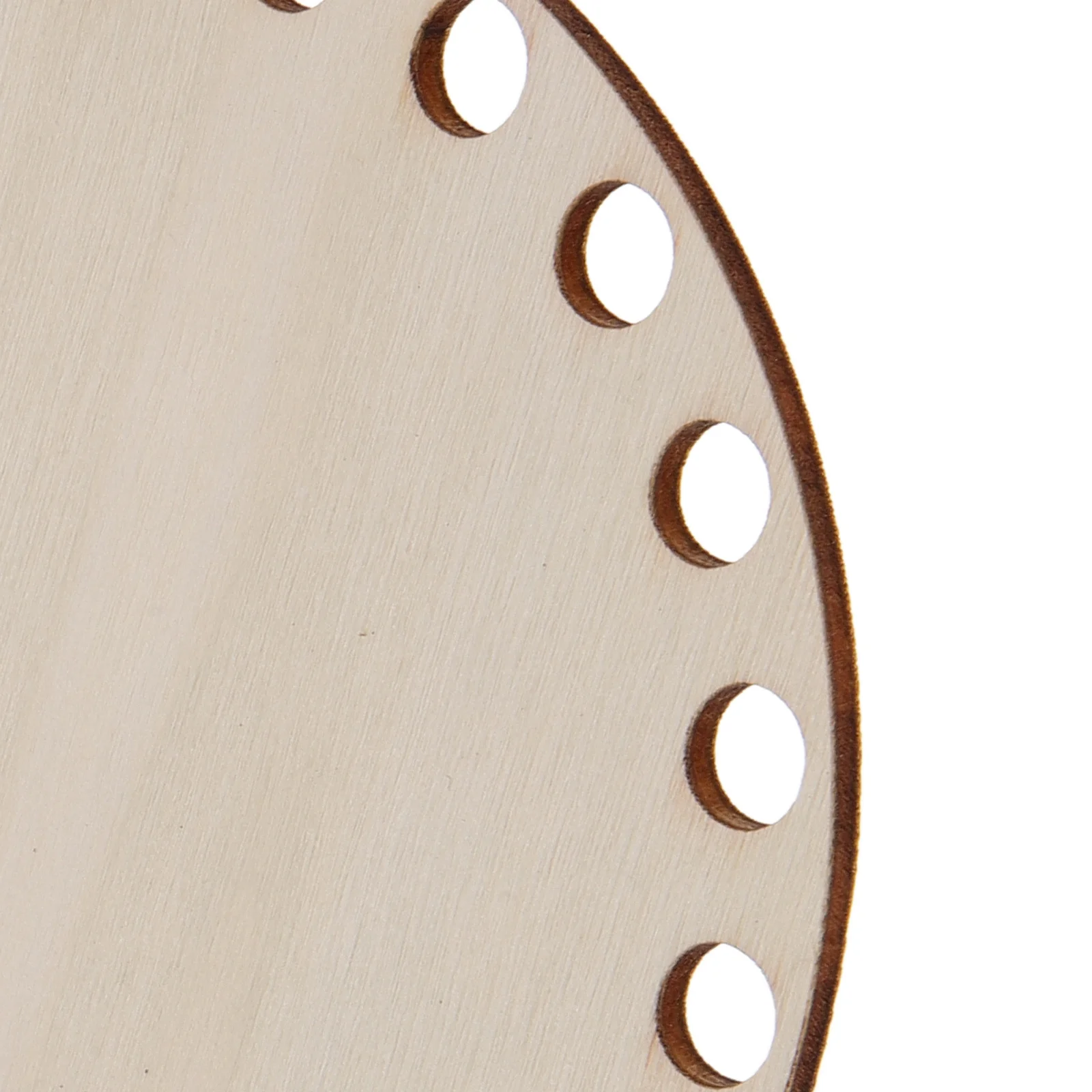 

5pcs Wooden Bag Bottom Base for DIY Handbag Shaper 10cm Basket Weaving Crochet Round Bases Premium Quality Durability