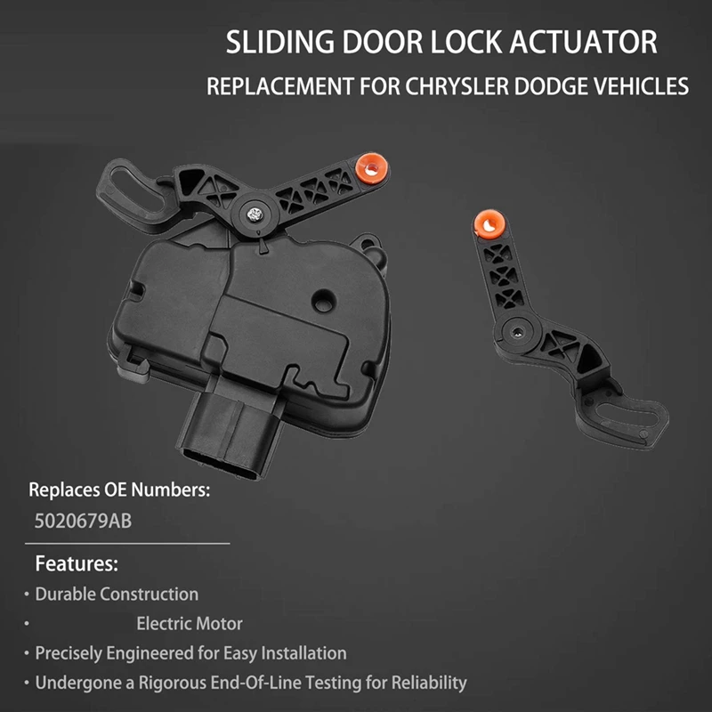 مشغل قفل الباب المنزلق يسار يمين لكرايسلر تاون آند كونتري دودج جراند كارافان 5020678 AB-A58X