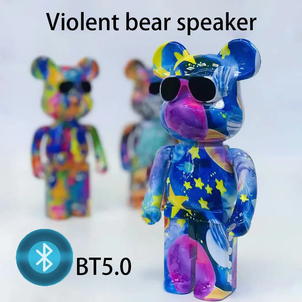 Doodle VBEAR граффити жестокий медведь Bluetooth аудио украшение дома карта маленький аудио трендовый плюшевый мишка подарок на день рождения динамик