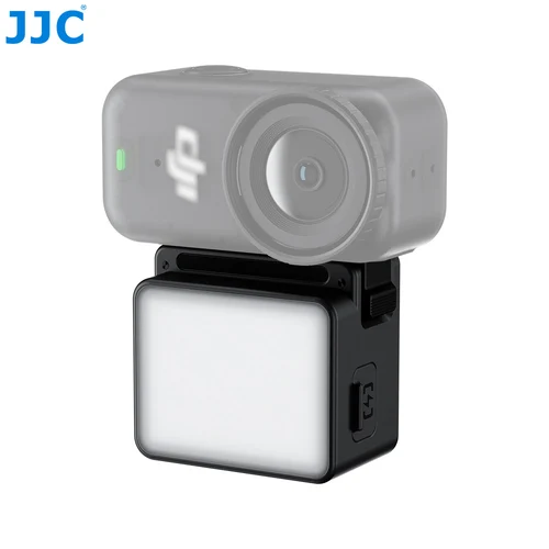 Imagen 1 del producto Luz de relleno LED JJC para DJI Osmo Nano DJI Osmo Action 6 Mini luz de vídeo magnética para Selfie Vlog con batería de 500mAh IPX5 resistente al agua