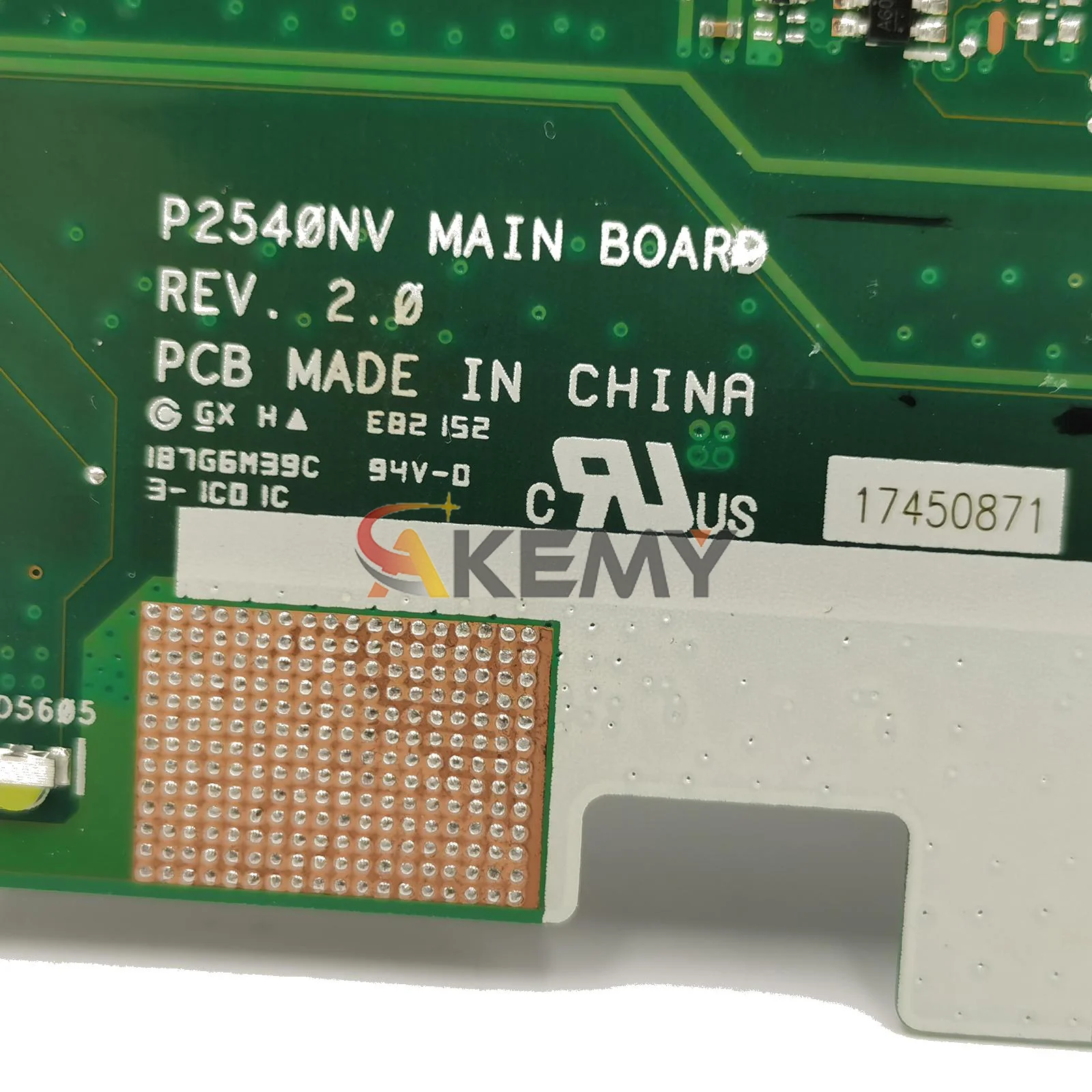 P2540NV Laptop Motherboard For ASUS ProArt P2540N PRO254N P2540NV Notebook Mainboard With Celeron CPU 100% tests OK fast ship