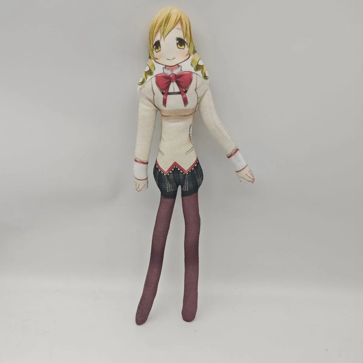 28cm Madoka Magica Bendable Plush Doll Mami Madoka Sayaka Homura Kyoko Abstract Long Legs Poseable Anime Toy Gifts Fans