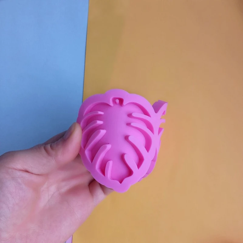 3 Pcs Leaves Earrings Epoxy Resin Mold Ear Studs Necklace Silicone Mould DIY Crafts Jewelry Pendants Casting Tools