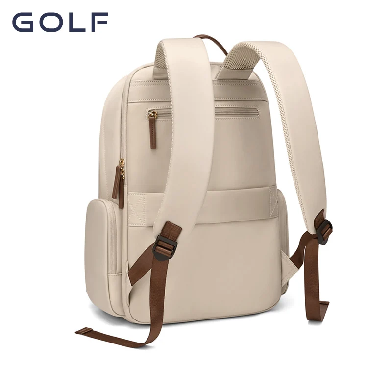 GOLF2023 New Women\'s Backpack Fashion Contrast Color Computer Backpack Leisure Commuting School Bag Female College Students