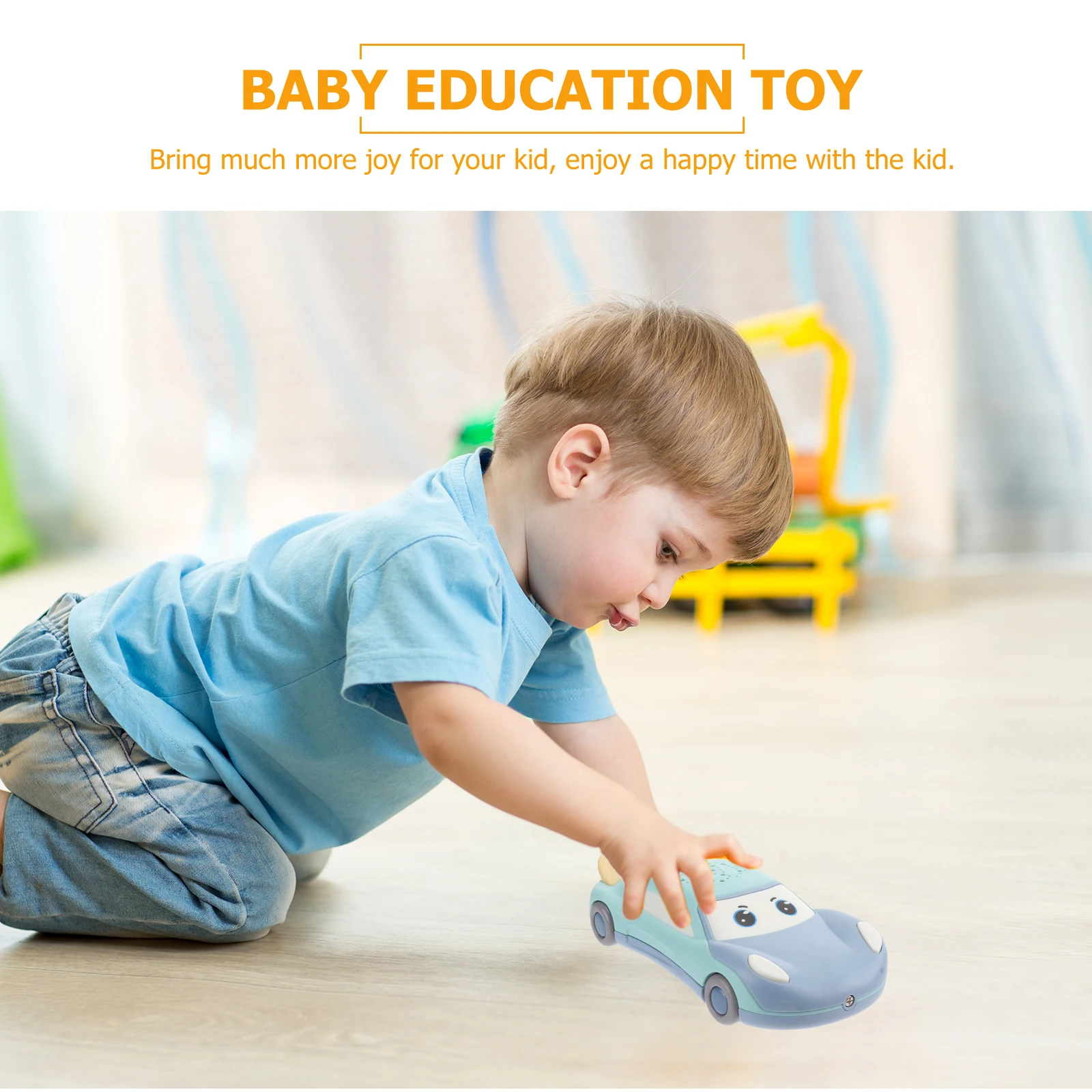 

Multifunctional Baby Phone Toy Music Light Voice Story Machine Plastic Educational Kid Toy Develop Coordination Hearing