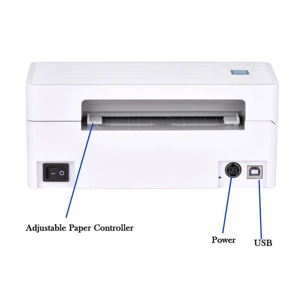 ATV&UTVCost-Effective Portable Thermal Printer 4 Inch Shipping Label Sticker with Free Driver in Stock USB+BT Interface 1-Year W