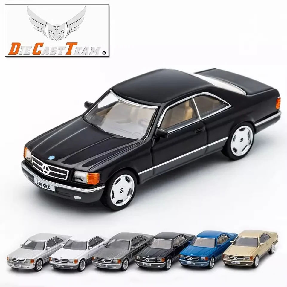 ミニカー Mercedes-Benz 500SEC DCT 1/64 Mercedes Benz 500SEC Diecast Automotive Model Ornaments