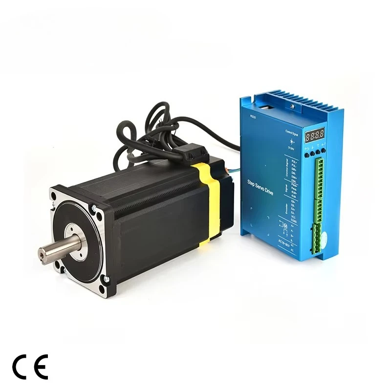 86*86*150mm Hybrid 4-axis Nema 34 Stepper Motor Kit Closed Loop CNC Milling Machine with Cheap 4 Motors
