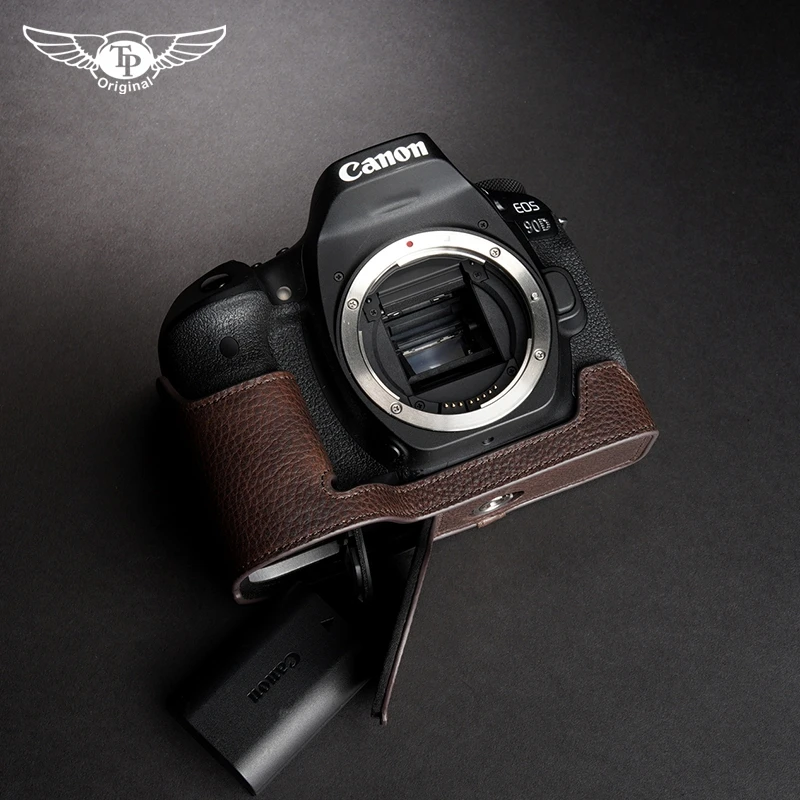

Получехол для камеры из натуральной кожи, чехол для камеры Canon eos 90d