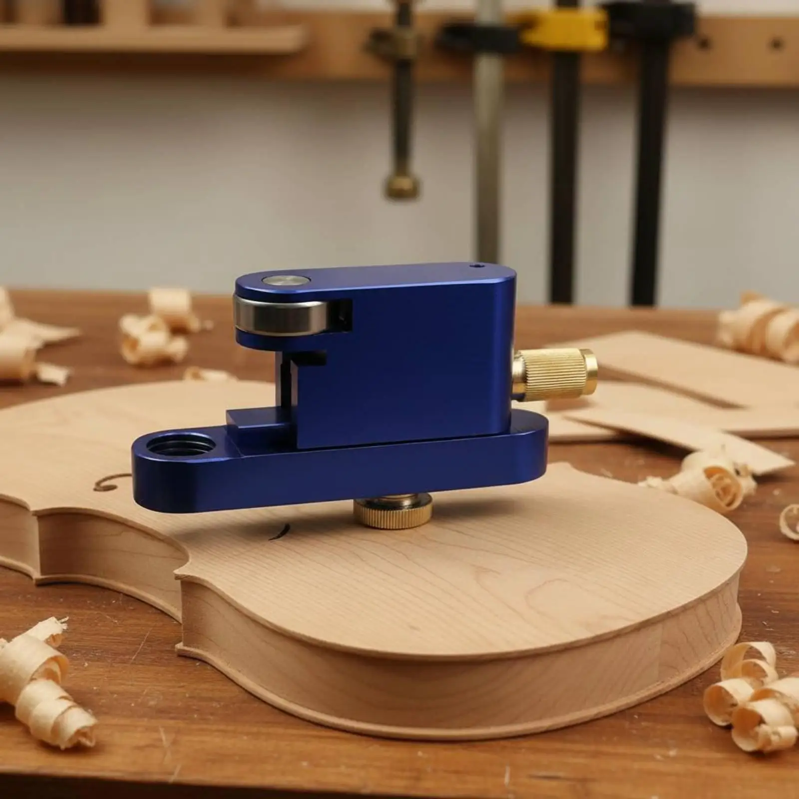 Purfling Groove Adjustable Purfling Channel Router Guide Depth Control