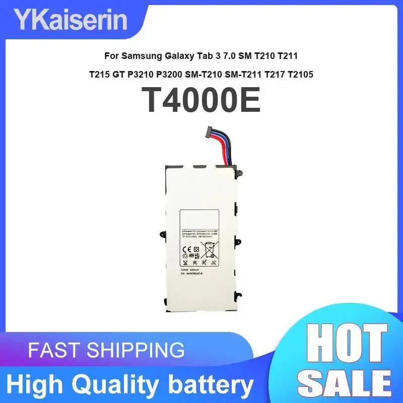 

Аккумулятор для планшета T4000E 5500 мАч для Samsung Galaxy Tab 3 7,0 SM T210 T211 T215 GT P3210 P3200 SM-T210 SM-T211 T217 T2105