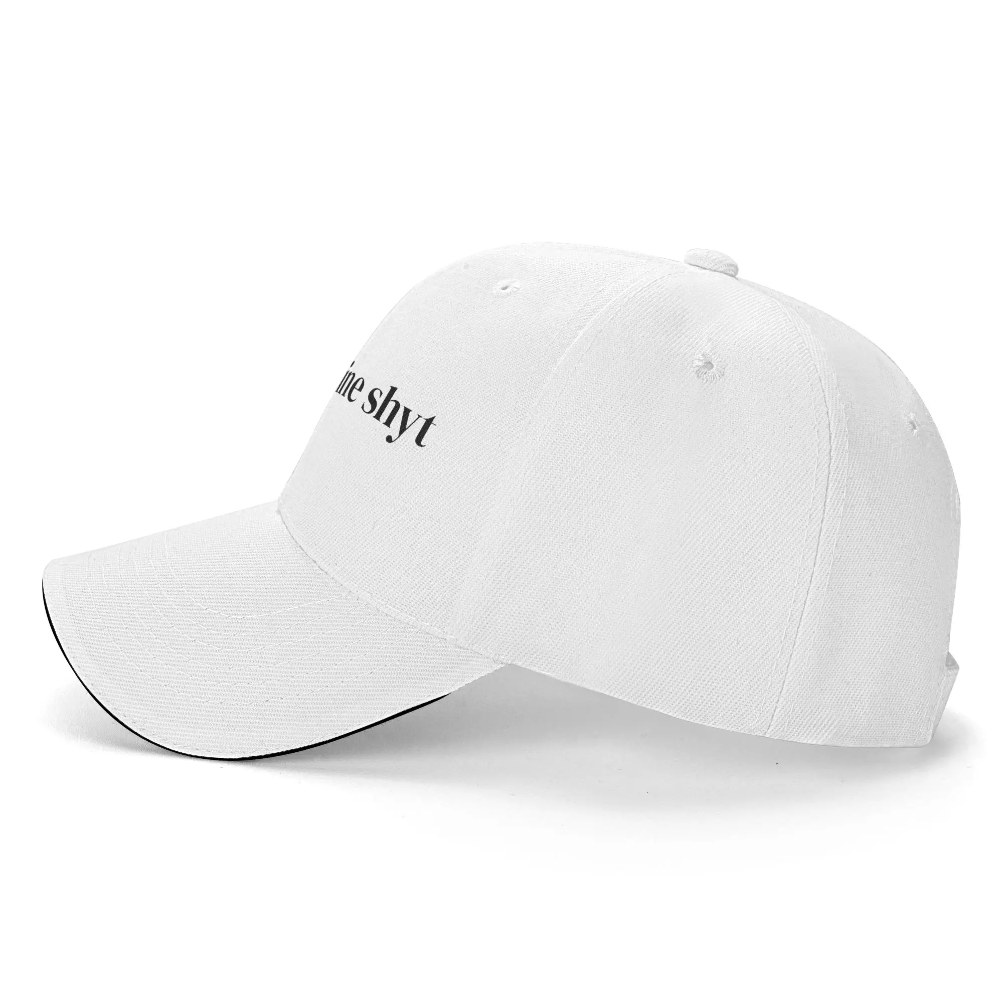 NI HAO FINE SHYT  Sandwich Hats  ,Hip-Hop,Baseball Caps Humor  Sandwich Hat Breathable Snapback Caps Sun Caps Summer Caps