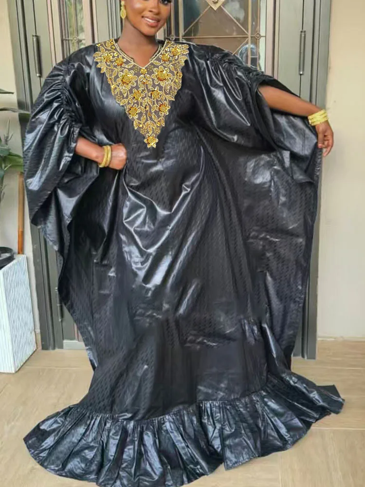 African Bazan Style Custom New Robe Print Elegant Classic Plus Size Fit Four Seasons Traditional Ceremony Gown