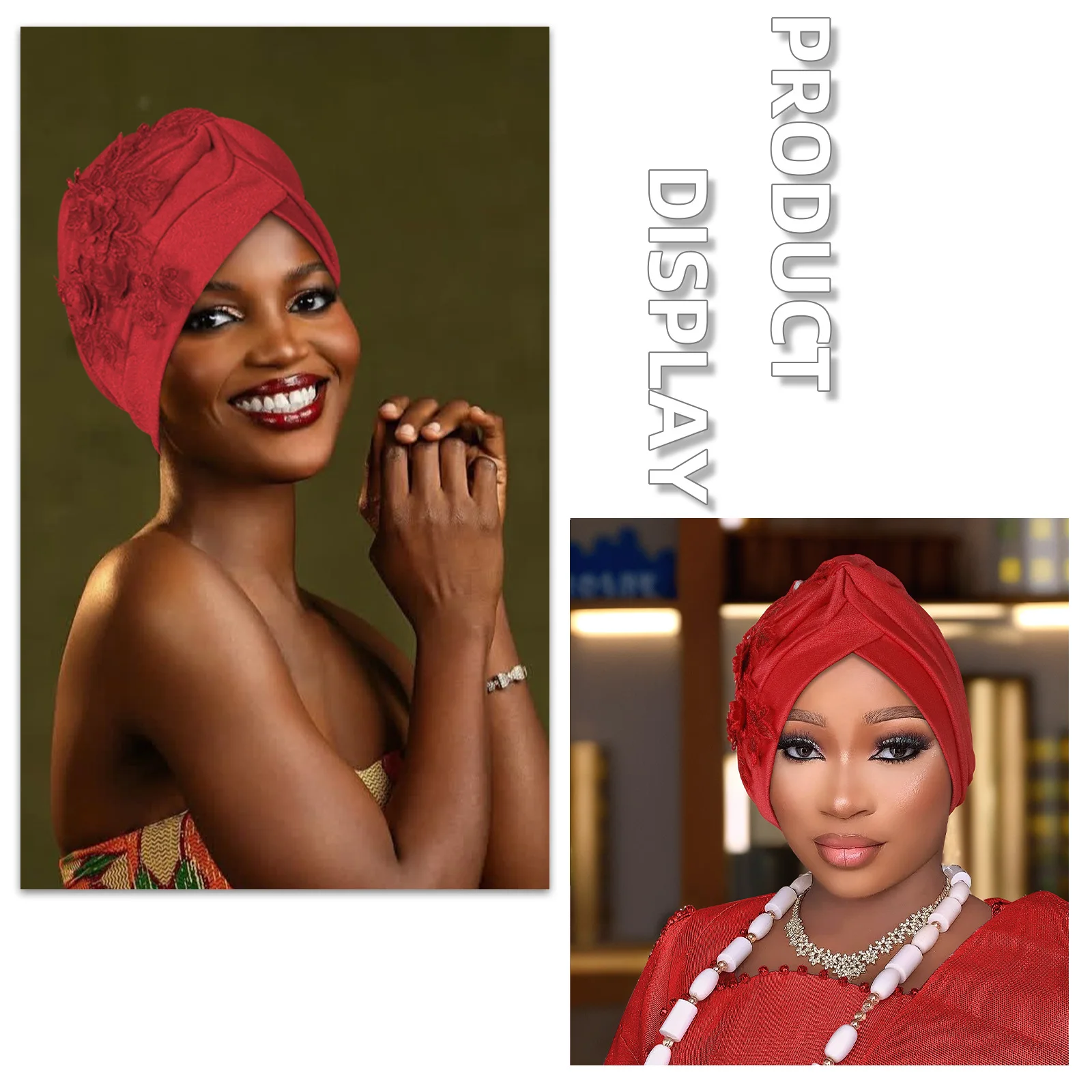 Fashion Muslim Hijab Women Pleated Headscarf Chemo Cap Stretch Bonnet Beanie Hair Loss Head Wrap African Headties Turbante Mujer